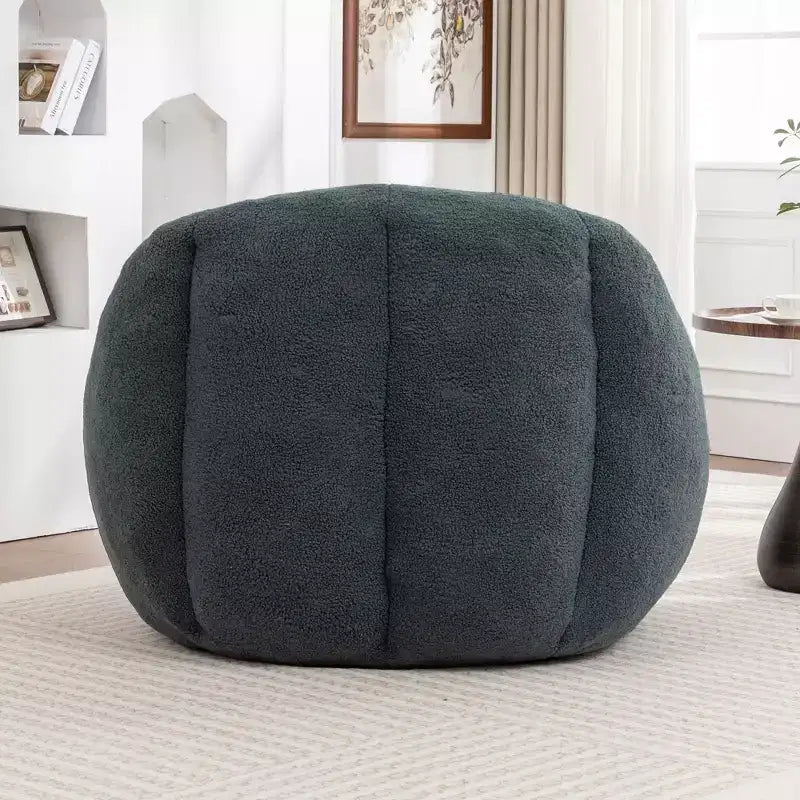 Moderner Teddy-Plüsch-Bohnensack-Sessel mit Memory-Schaum, weich gesteuertes Futonsofa fürs Wohnzimmer oder Schlafzimmer