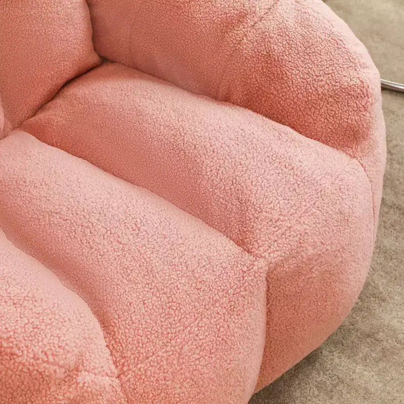 Moderner Teddy-Plüsch-Bohnensack-Sessel mit Memory-Schaum, weich gesteuertes Futonsofa fürs Wohnzimmer oder Schlafzimmer