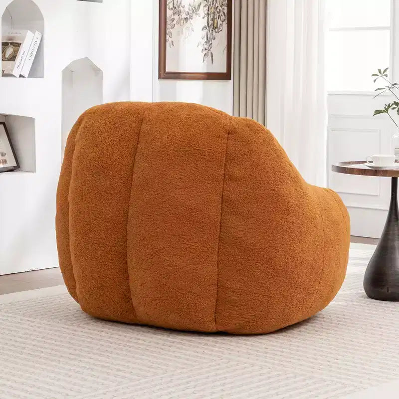 Moderner Teddy-Plüsch-Bohnensack-Sessel mit Memory-Schaum, weich gesteuertes Futonsofa fürs Wohnzimmer oder Schlafzimmer
