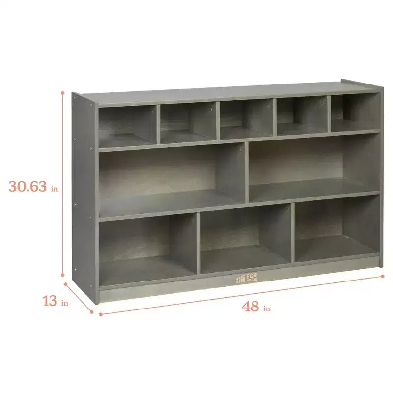 Mobiler Fächerschrank mit 5 Behältern mit Schaufelfront, Kindermöbel