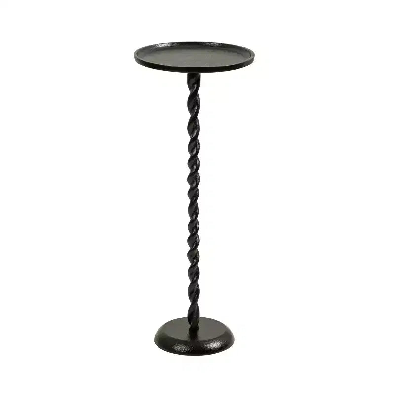 Kate and Laurel Ropa Metal Pedestal Table and Plant Stand