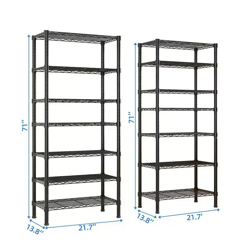 Estantería metálica de 62.6 in.W