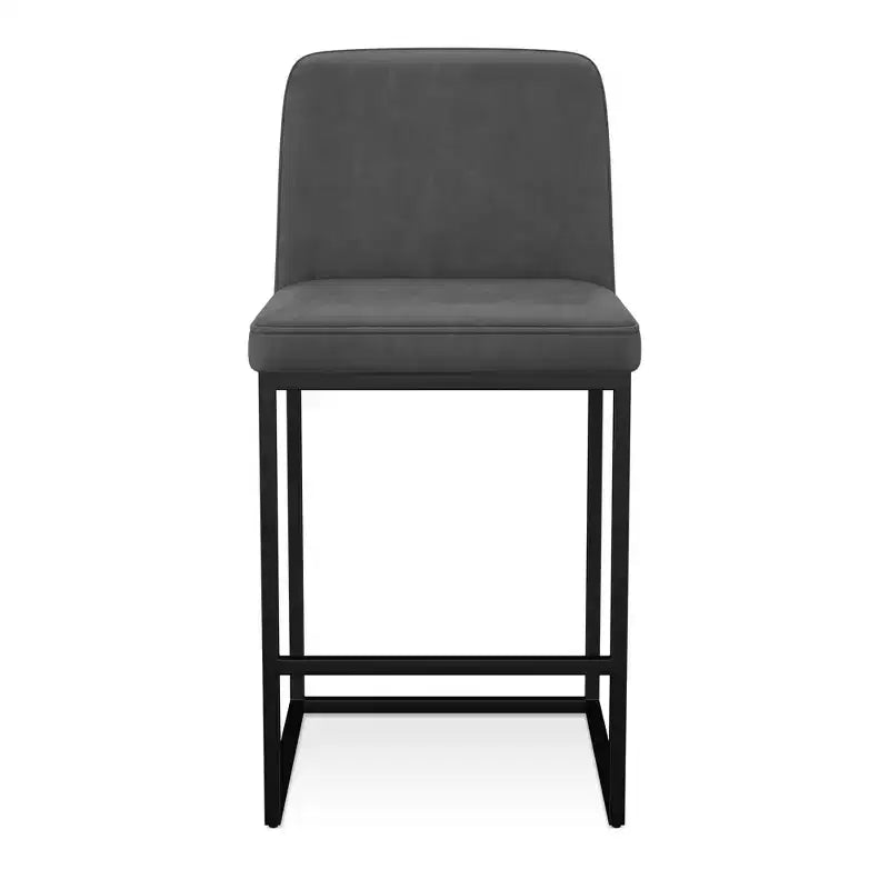 Taburetes de bar con altura de mostrador, sillas de 25.6 de cuero sintético para isla de cocina con respaldo, sillas de comedor modernas para bar en casa y cafetería