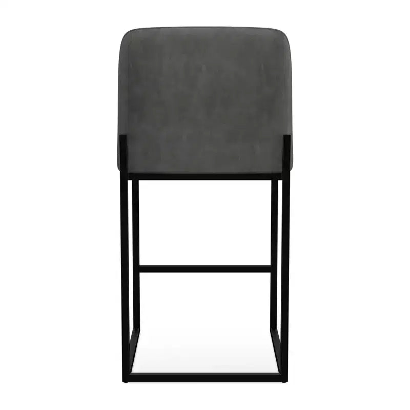 Taburetes de bar con altura de mostrador, sillas de 25.6 de cuero sintético para isla de cocina con respaldo, sillas de comedor modernas para bar en casa y cafetería