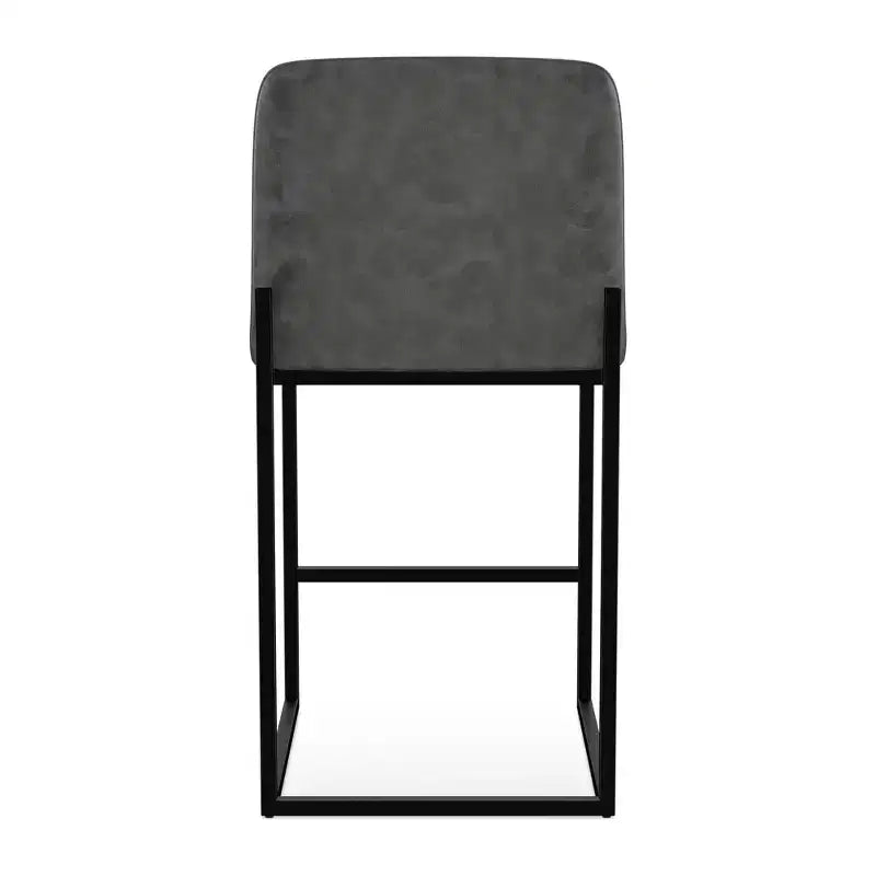 Taburetes de bar con altura de mostrador, sillas de 25.6 de cuero sintético para isla de cocina con respaldo, sillas de comedor modernas para bar en casa y cafetería