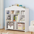 Coolmee 9 Cubby Toy Storage Organizer and Bookshelf, 40.7 inch Toddlers Bookcase Cabinet Shelf for Playroom, Nursery, Kids Room, Playhouse