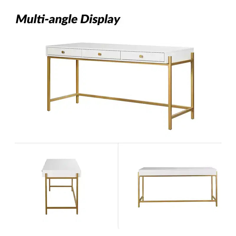 Moderner Schreibtisch mit 3 Schubladen