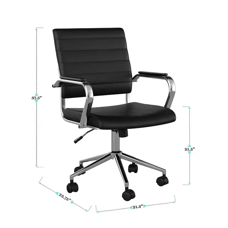 Silla de oficina tapizada