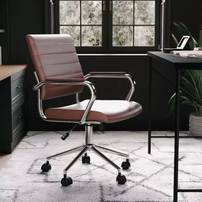 Silla de oficina tapizada