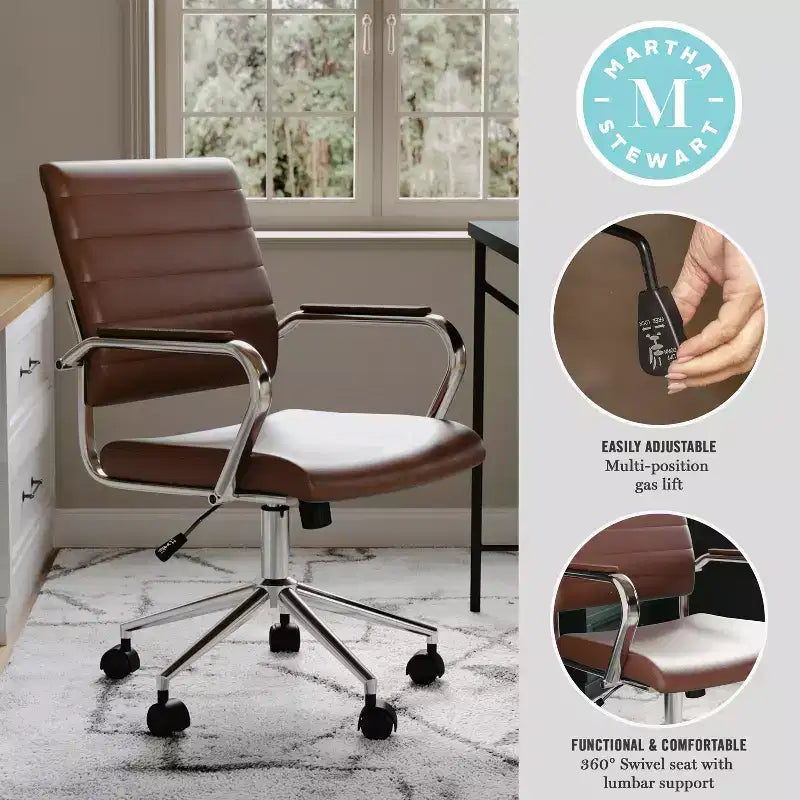 Silla de oficina tapizada