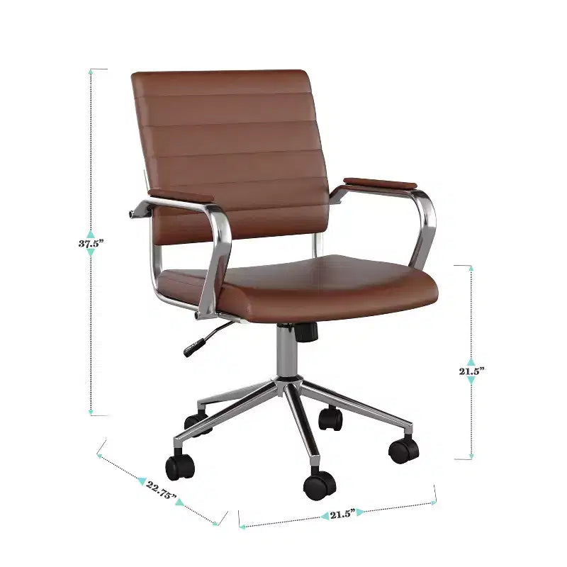 Silla de oficina tapizada