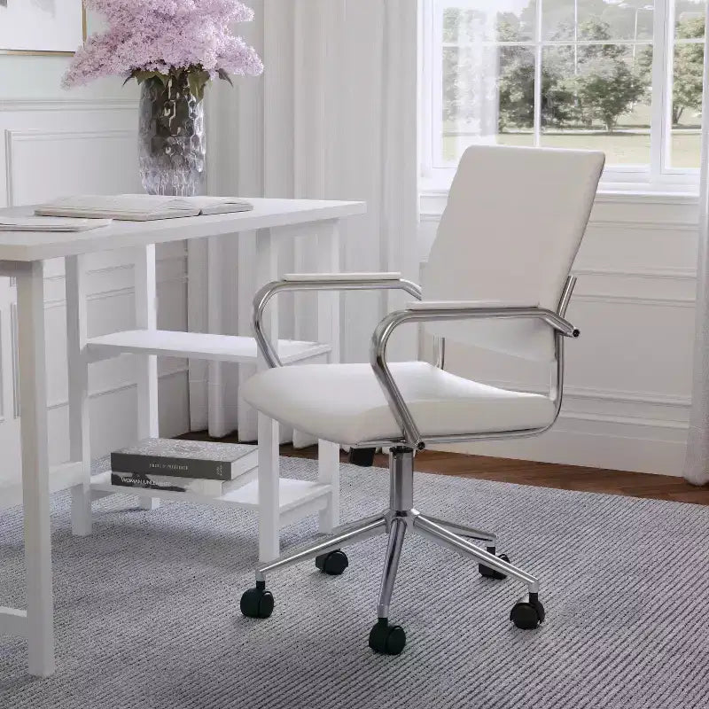 Silla de oficina tapizada