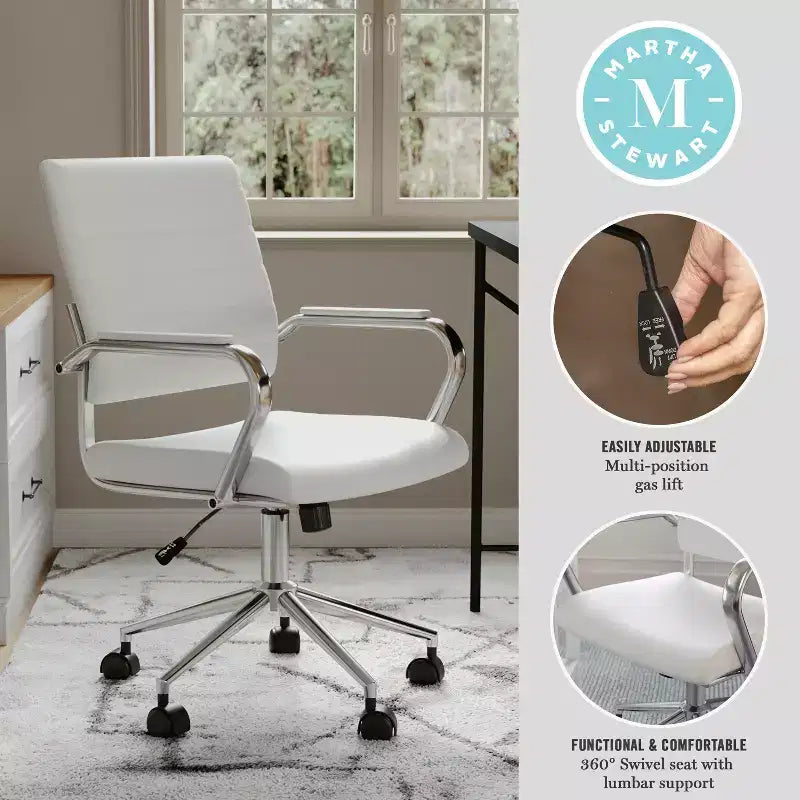Silla de oficina tapizada
