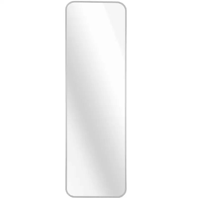 Espejo de puerta moderno de 47*14in con película a prueba de astillas, espejo de cuerpo entero de aleación de aluminio con ganchos y tornillos, espejo de pared para sala de estar