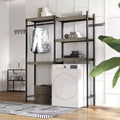 CuisinSmart 5-Tier Laundry Room Shelves, Heavy Duty Washer Dryer Shelf, Freestanding Laundry Drying Rack for Home balcony