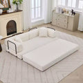 2-in-1 Convertible Sleeper Sofa Bed, Corduroy Folding Floor Couch with Deep Seat & Wide Armrest, No Assembly Required
