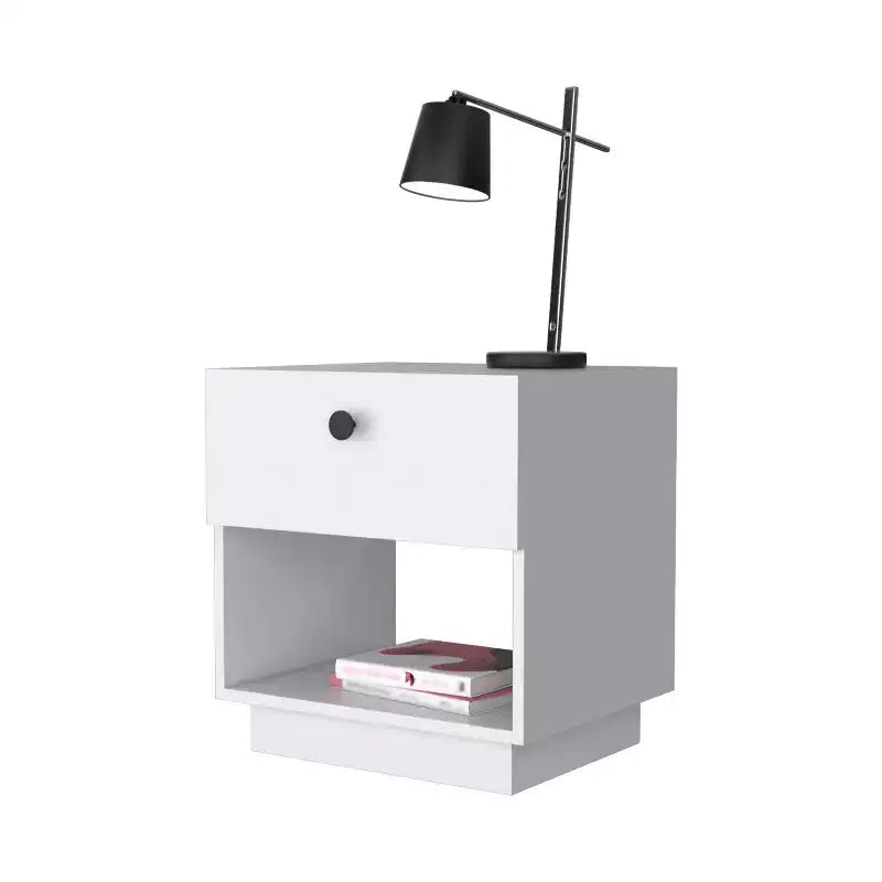 1 stilvoller, funktionaler Nachttisch mit 1 Schublade für Schlafzimmer und Wohnzimmer