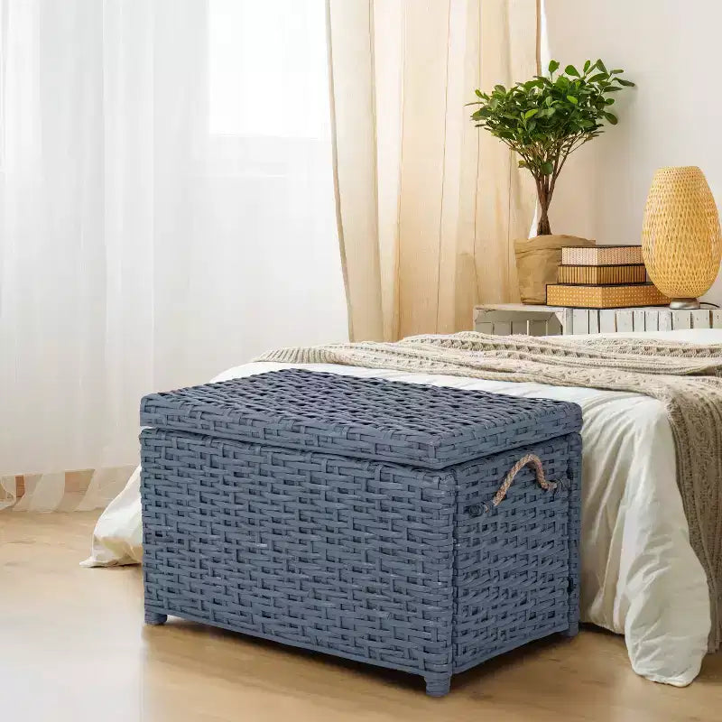 happimess Jacob 31.5 Wicker Storage Trunk