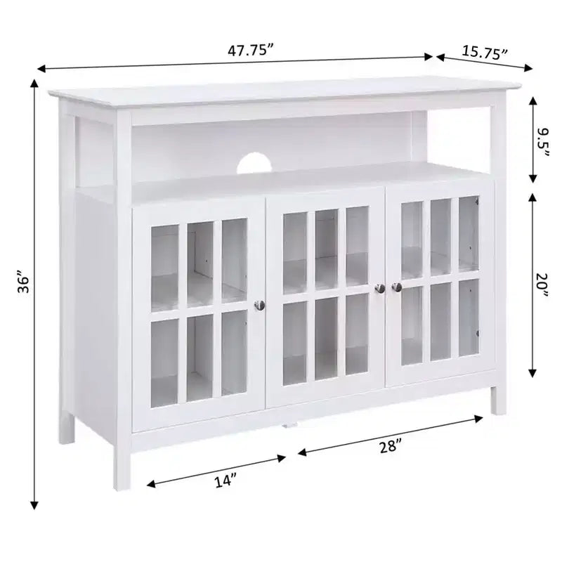 Meuble de rangement avec étagère et meuble TV pour téléviseurs jusqu’à 48