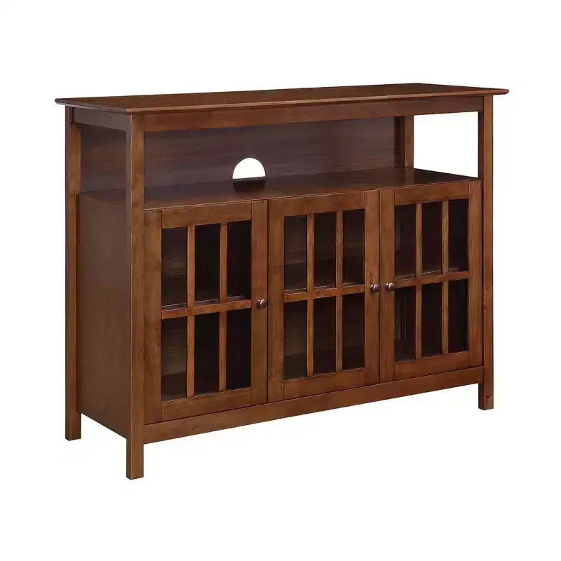 Big Sur Deluxe Storage Cabinets and Shelf TV Stand for TVs up to 48 - Breighton Home